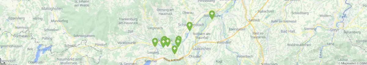 Map view for Pharmacies emergency services nearby Rutzenham (Municipality, Oberösterreich) (157)